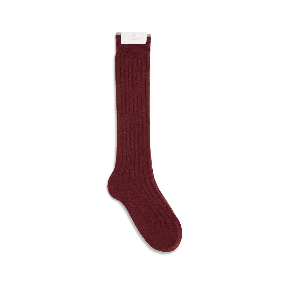 Bordeaux Cashmere Socks