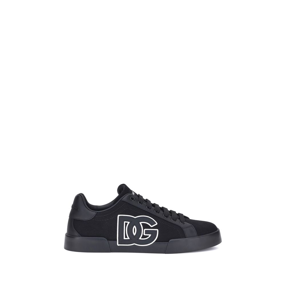 Black Calf Leather Bos Taurus Low Top Sneakers