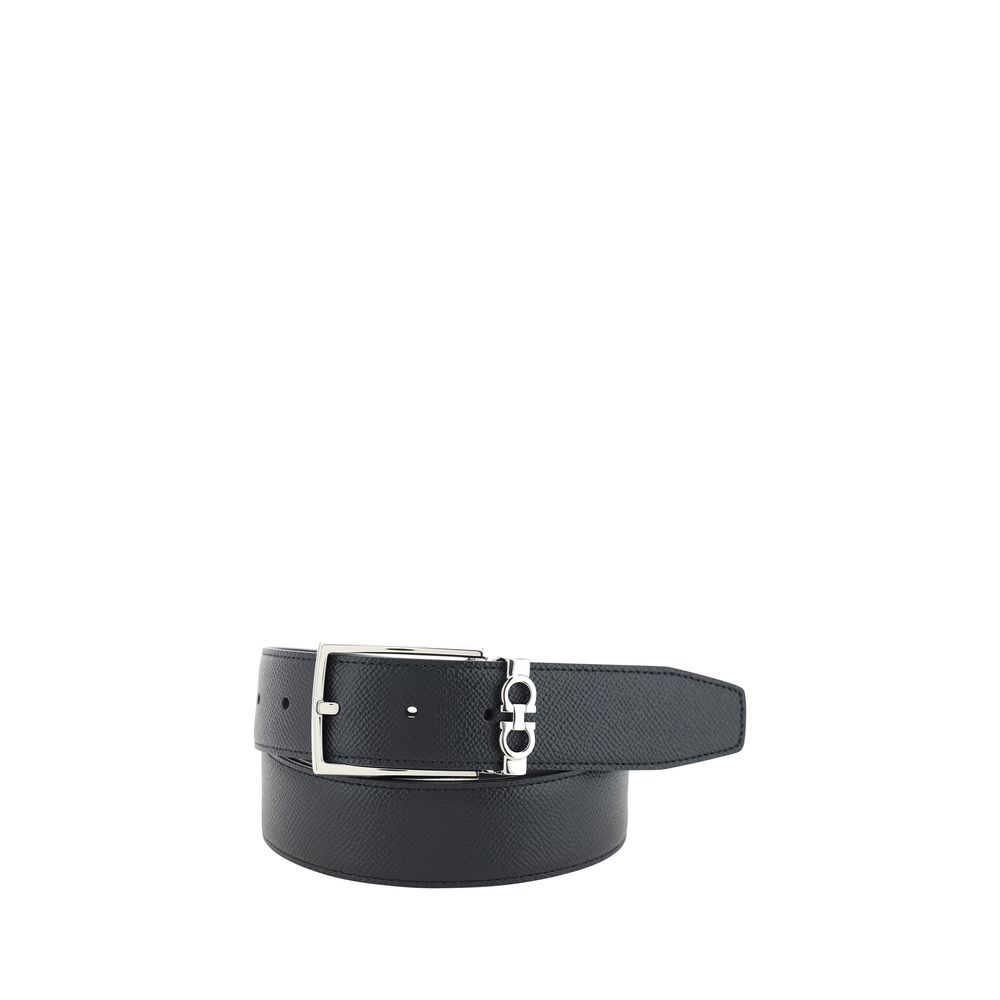Black Leather Regular Belt