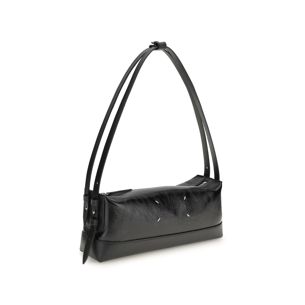Black Calf Leather Bos Taurus Shoulder Bag