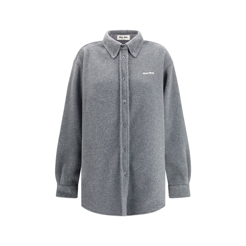 Gray Polyester Shirt