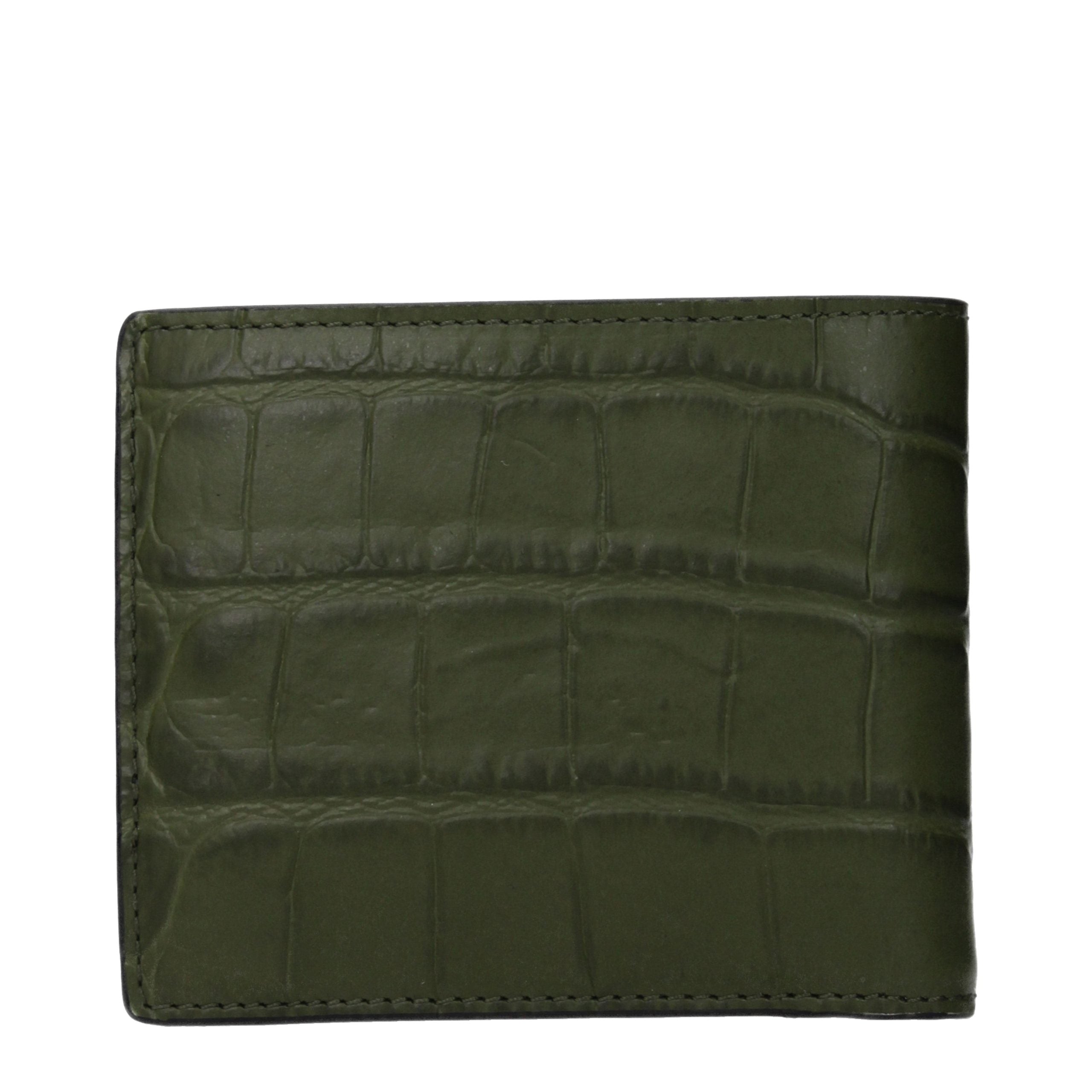 Green Leather Wallet