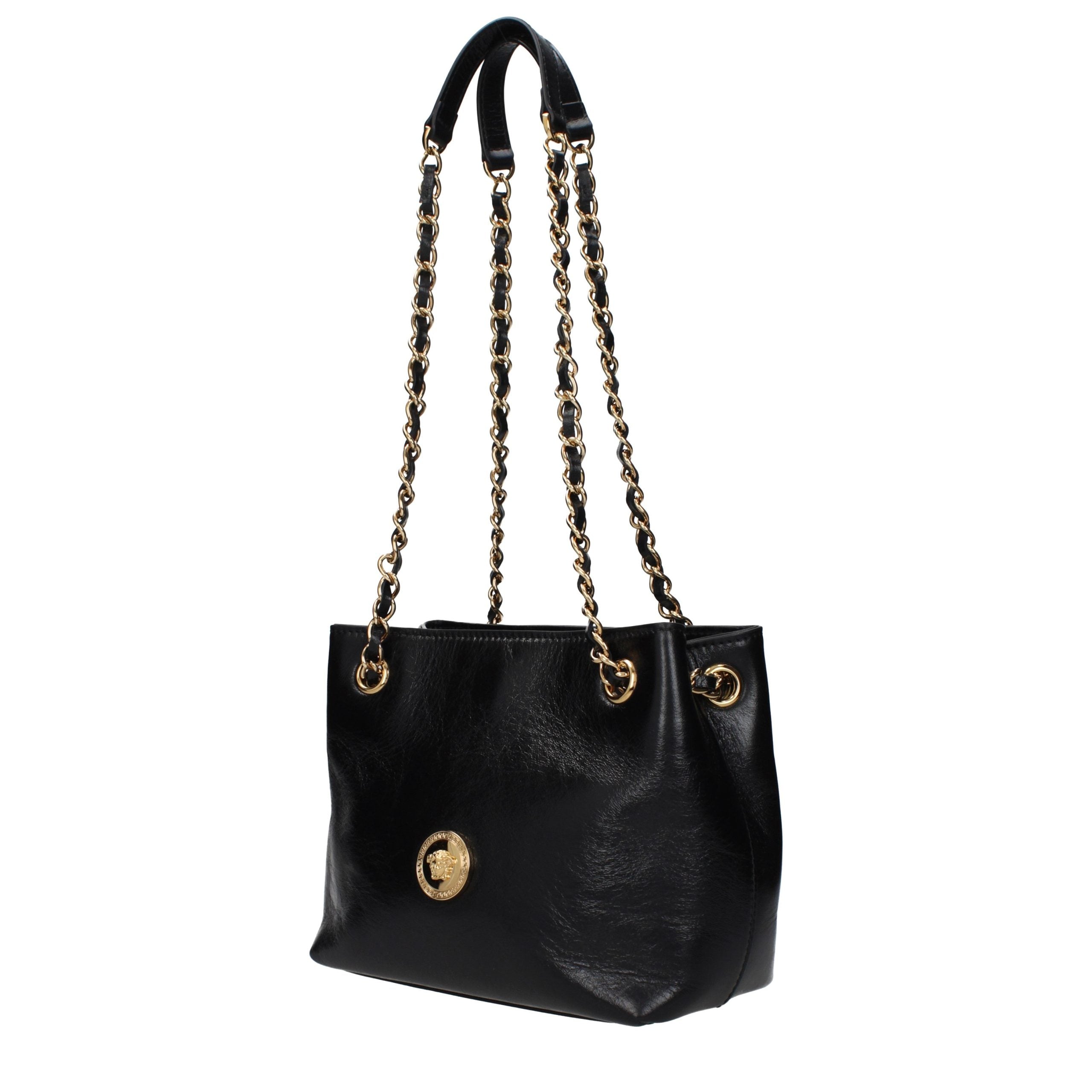 Black Leather Shoulder Bag