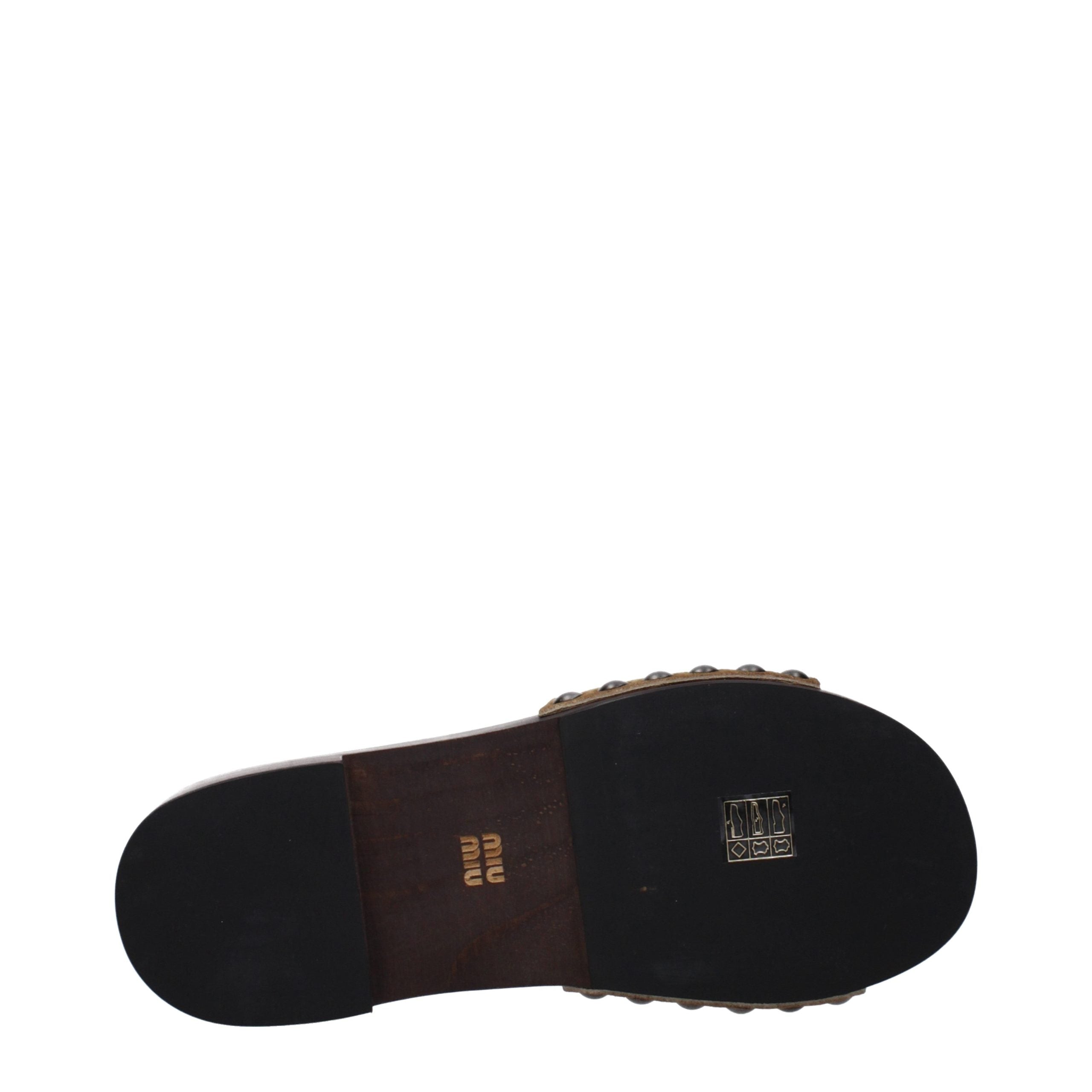 Brown Leather Slippers