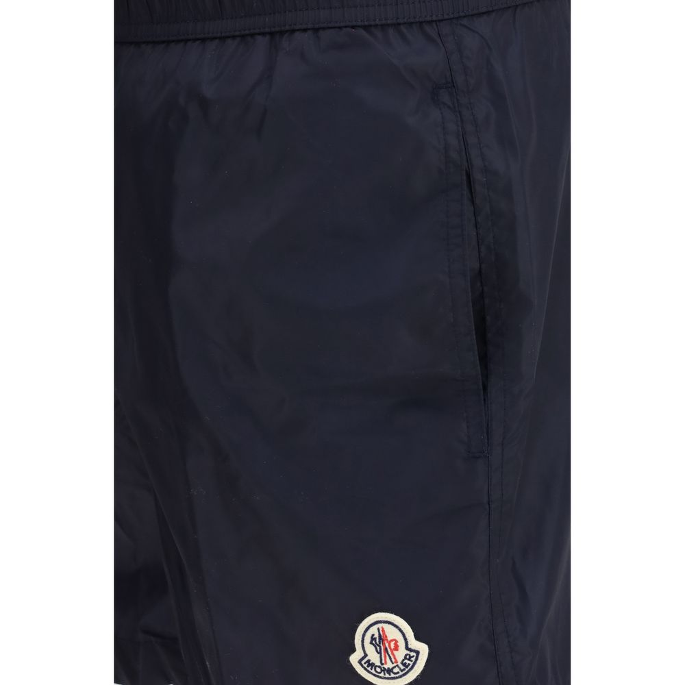 Blue Polyamide Short And Mini Shorts