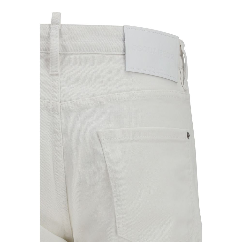 White Cotton Jeans Denim