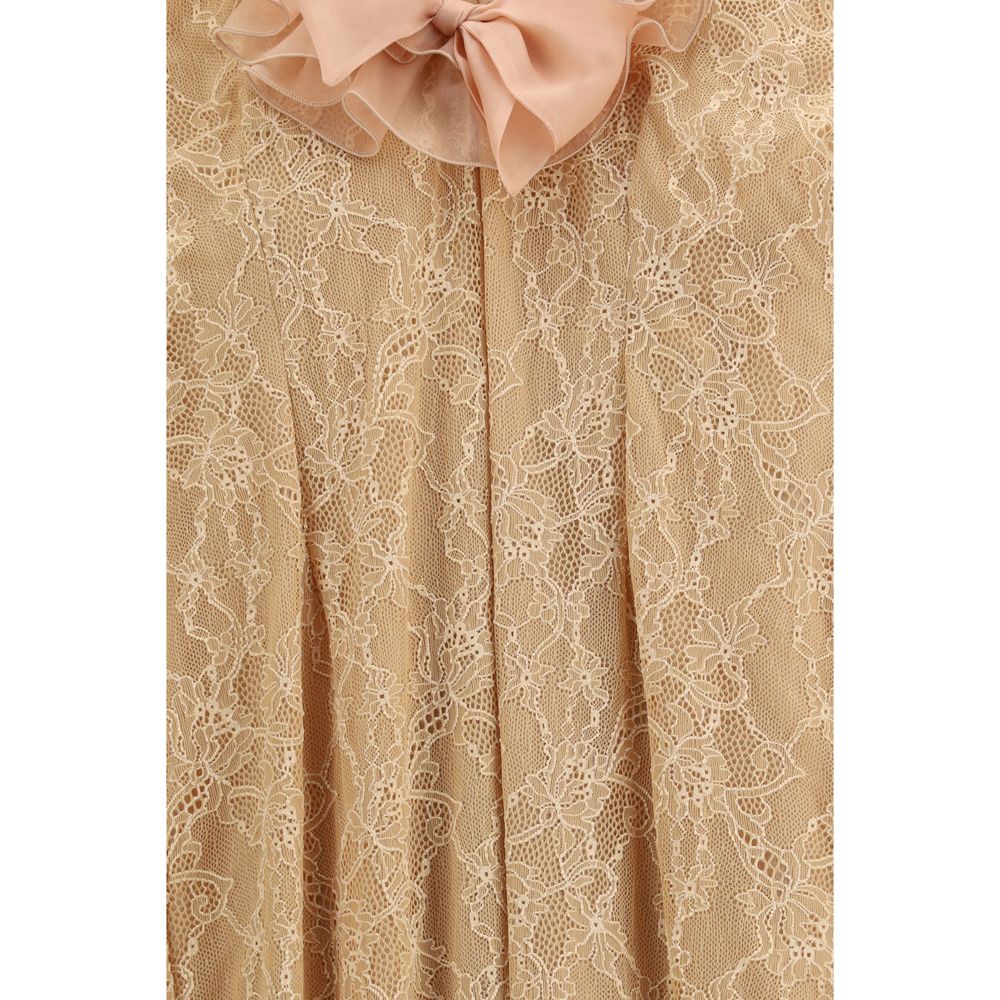 Multicolor Polyamide Cocktail Dress