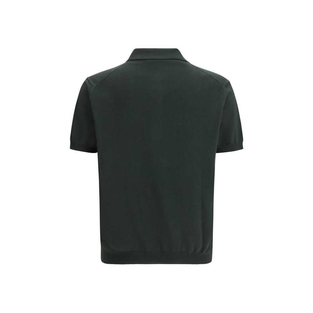 Bicolor Cotton Polo Shirt