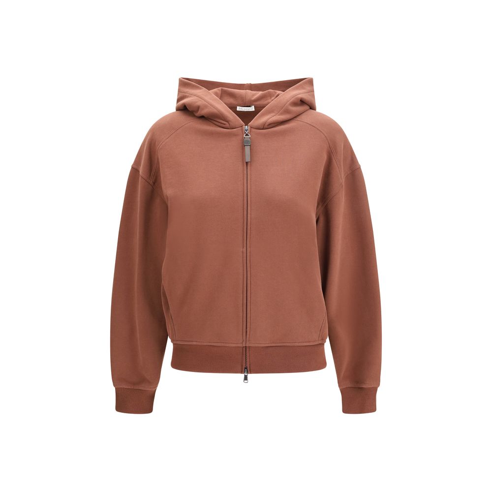 Brown Cotton Sweatshirt