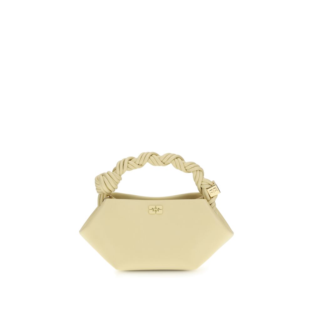 Bicolor Recycled Leather Shoulder Bag