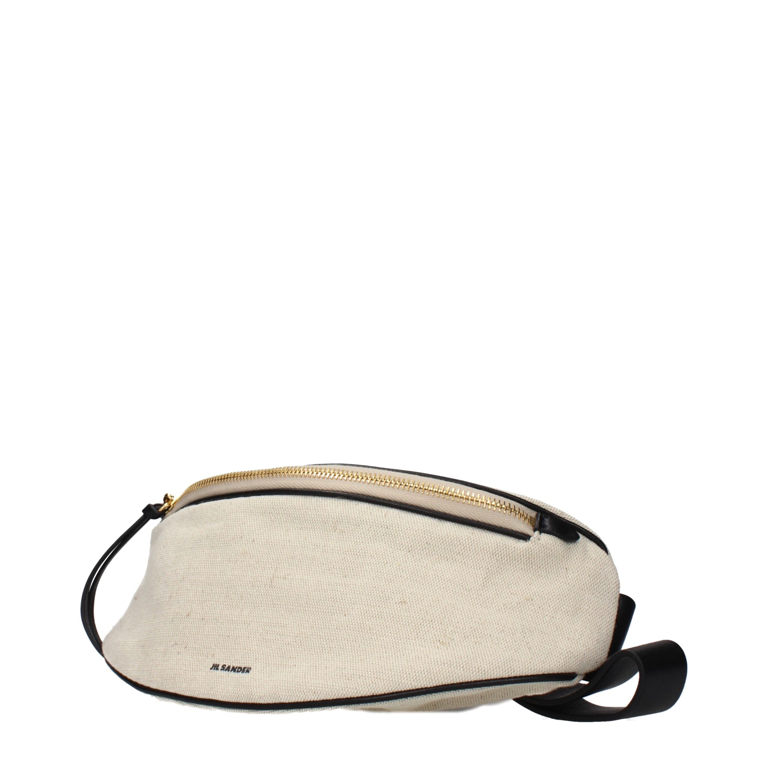 Beige Fabric Backpack