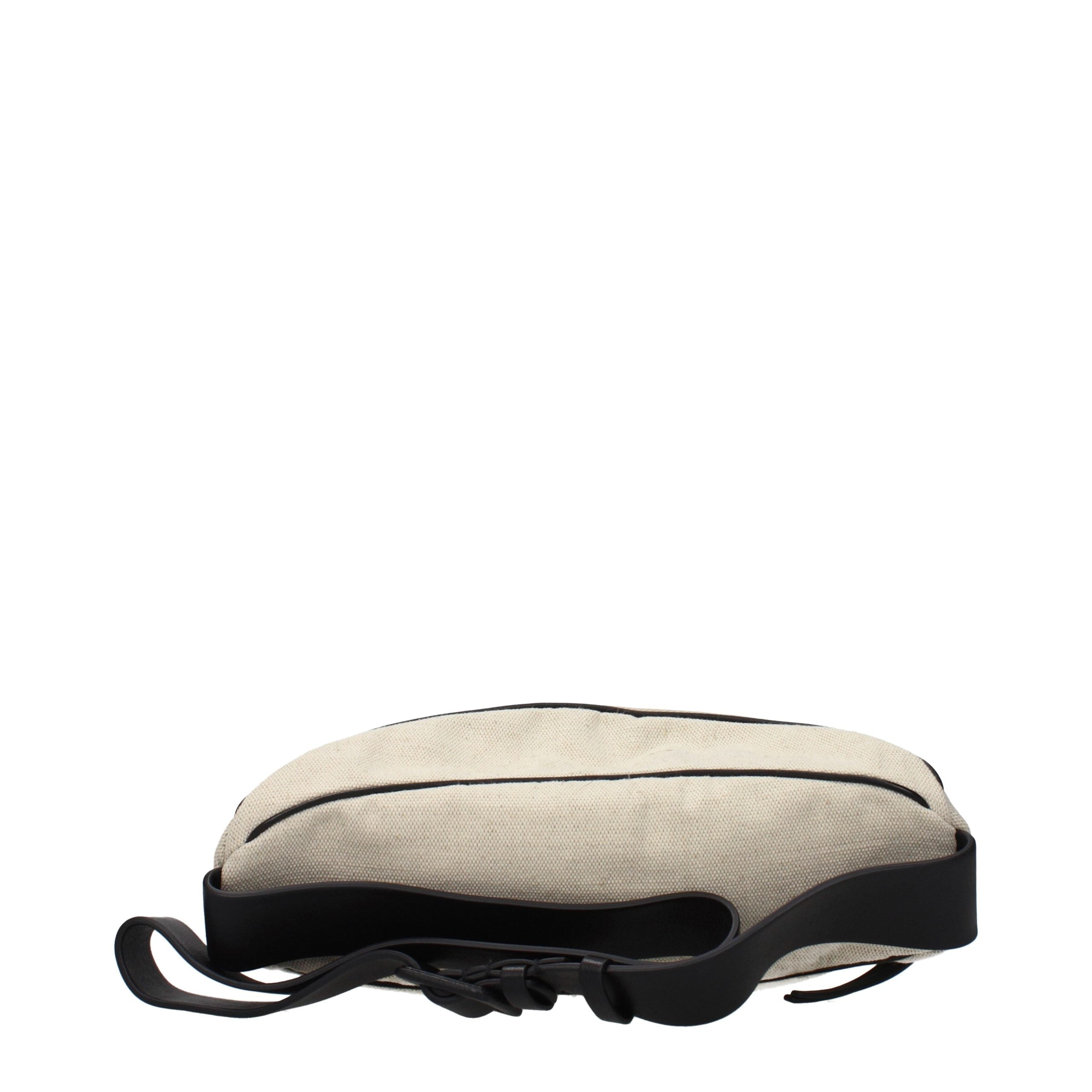 Beige Fabric Backpack