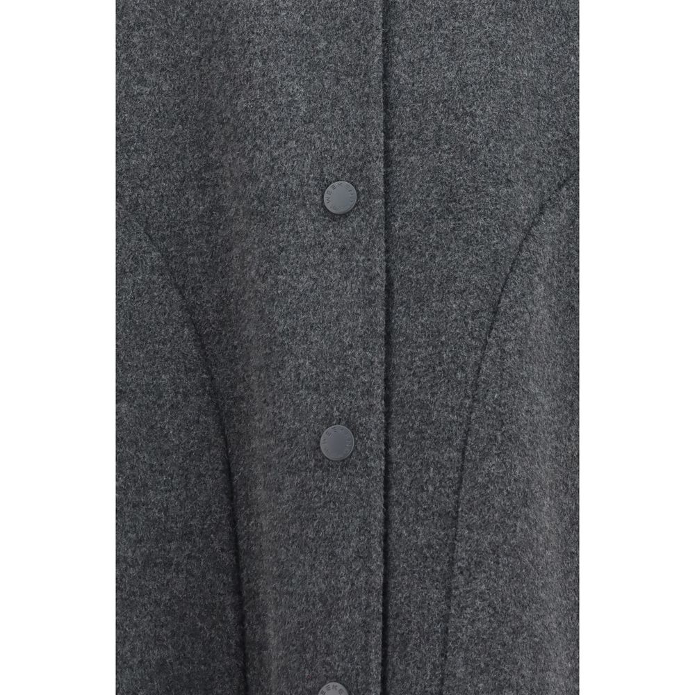 Gray Nylon Coat