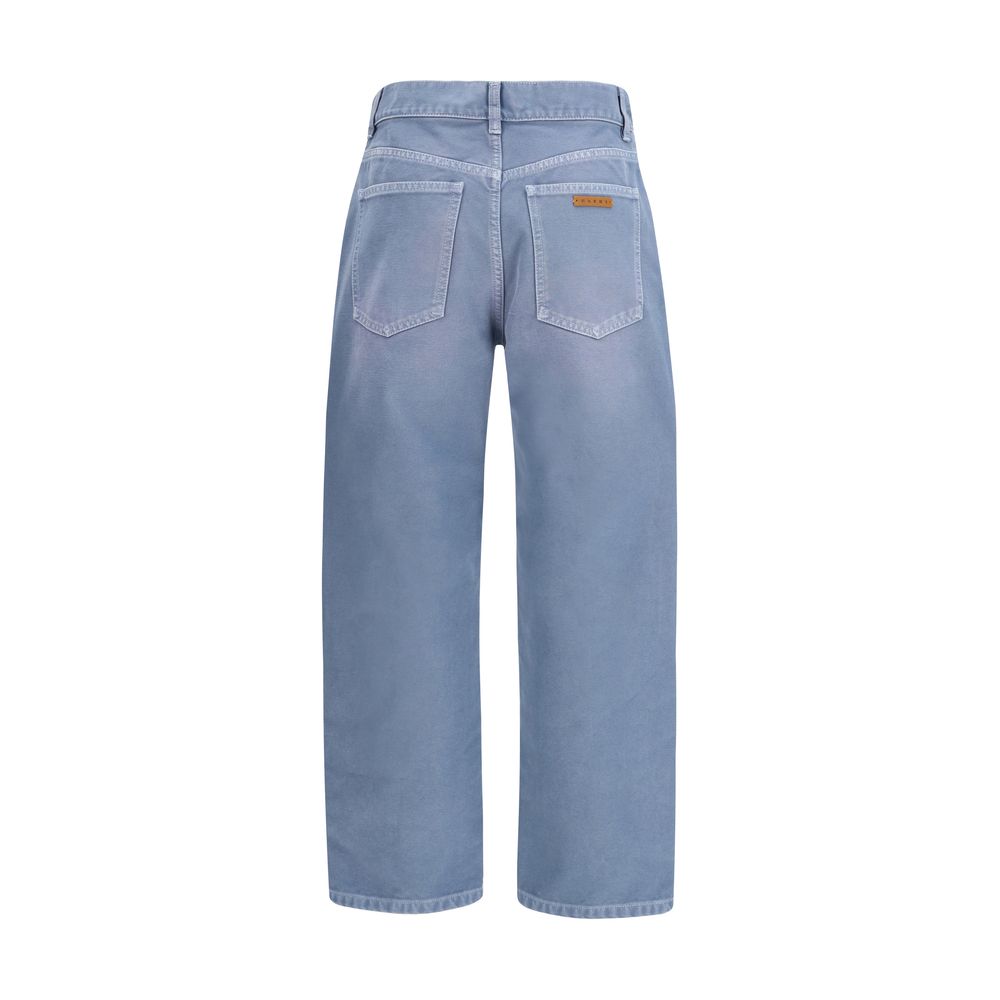 Blue Cotton Jeans Denim