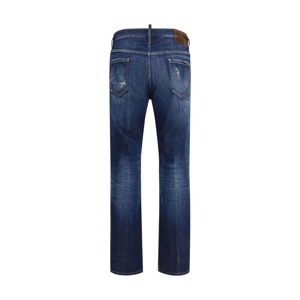 Blue Cotton Jeans Denim