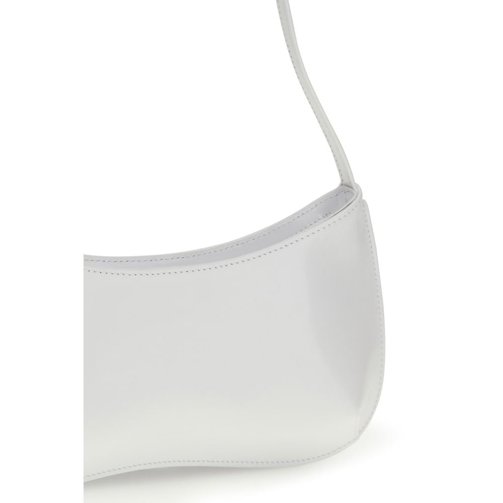White Calf Leather Bos Taurus Shoulder Bag