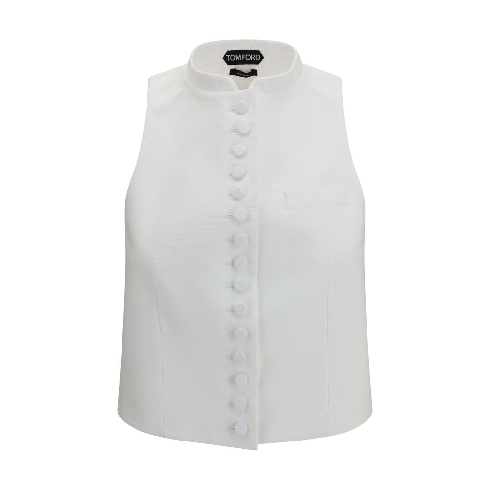 White Cotton Waistcoat
