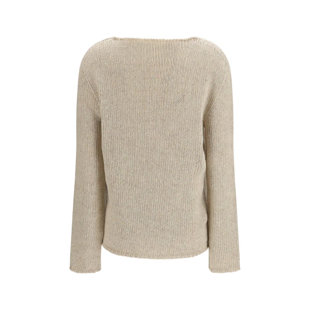 Beige Cashmere Sweater