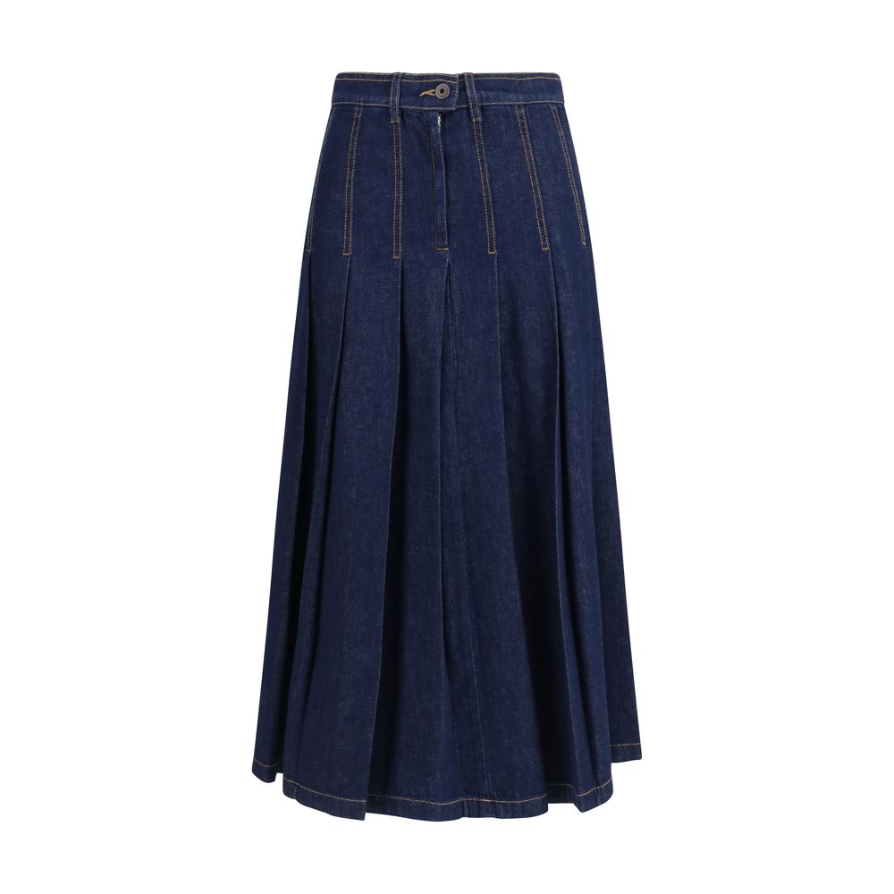 Blue Denim Skirt