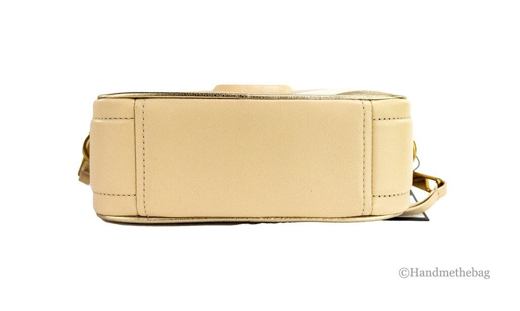 Marc Jacobs The Moto Shot 21 Curds Leather Camera Crossbody Purse Bag