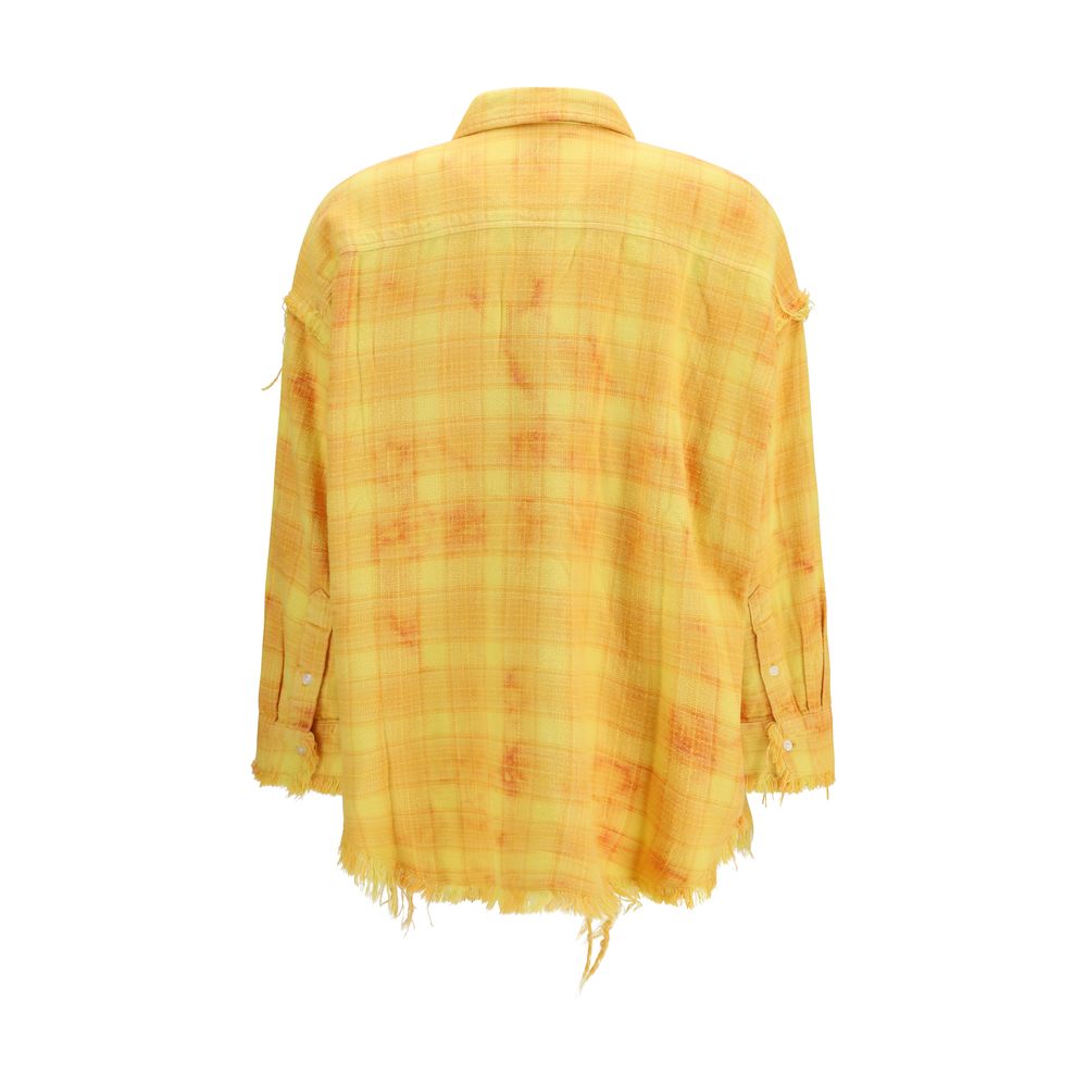 Bicolor Cotton Pattern Shirt