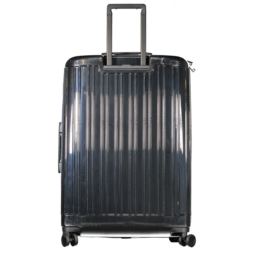 Black Polycarbonate Men's Travel Trolley