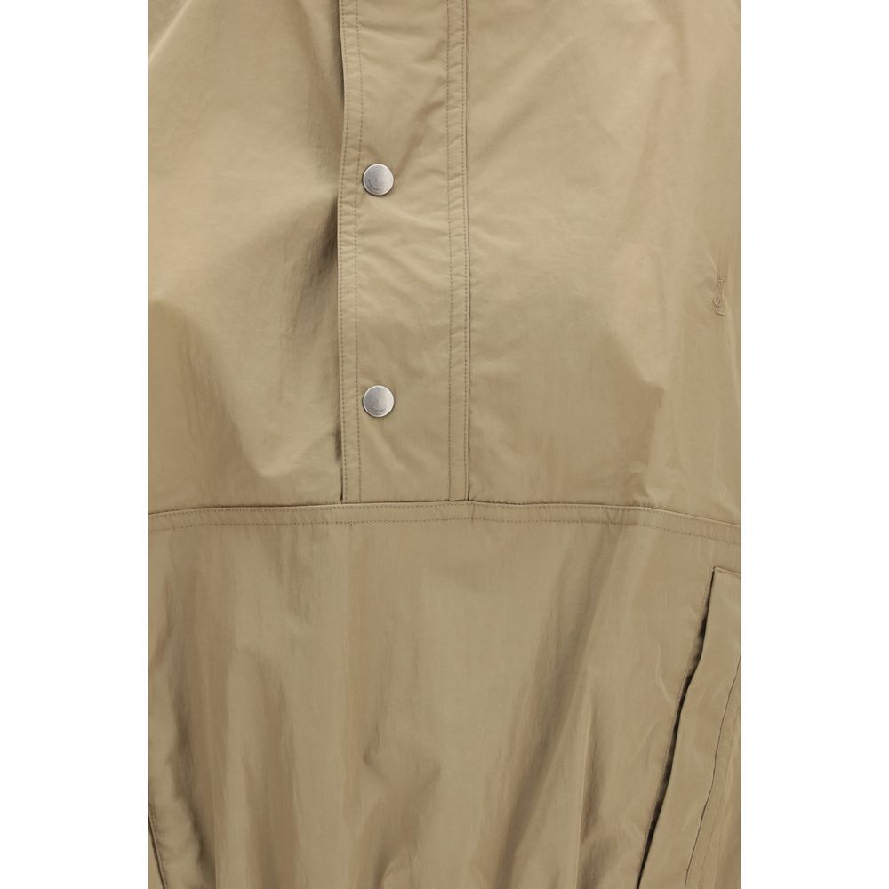 Beige Polyester Shell Jacket