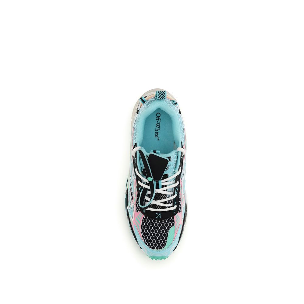 Multicolor Polyester Athletic Sneakers