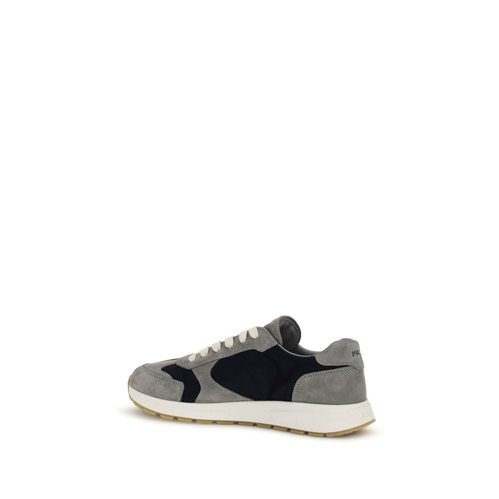 Blue Calf Leather Bos Taurus Athletic Sneakers