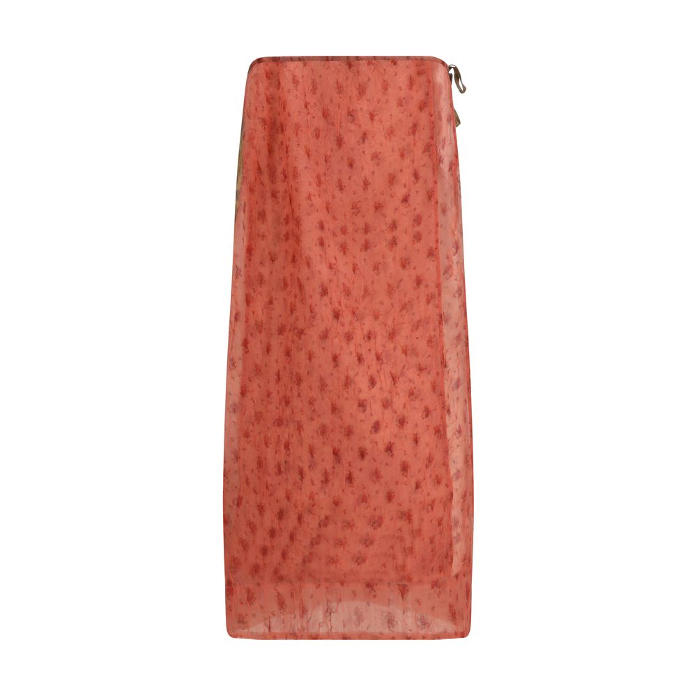 Multicolor Polyester Skirt