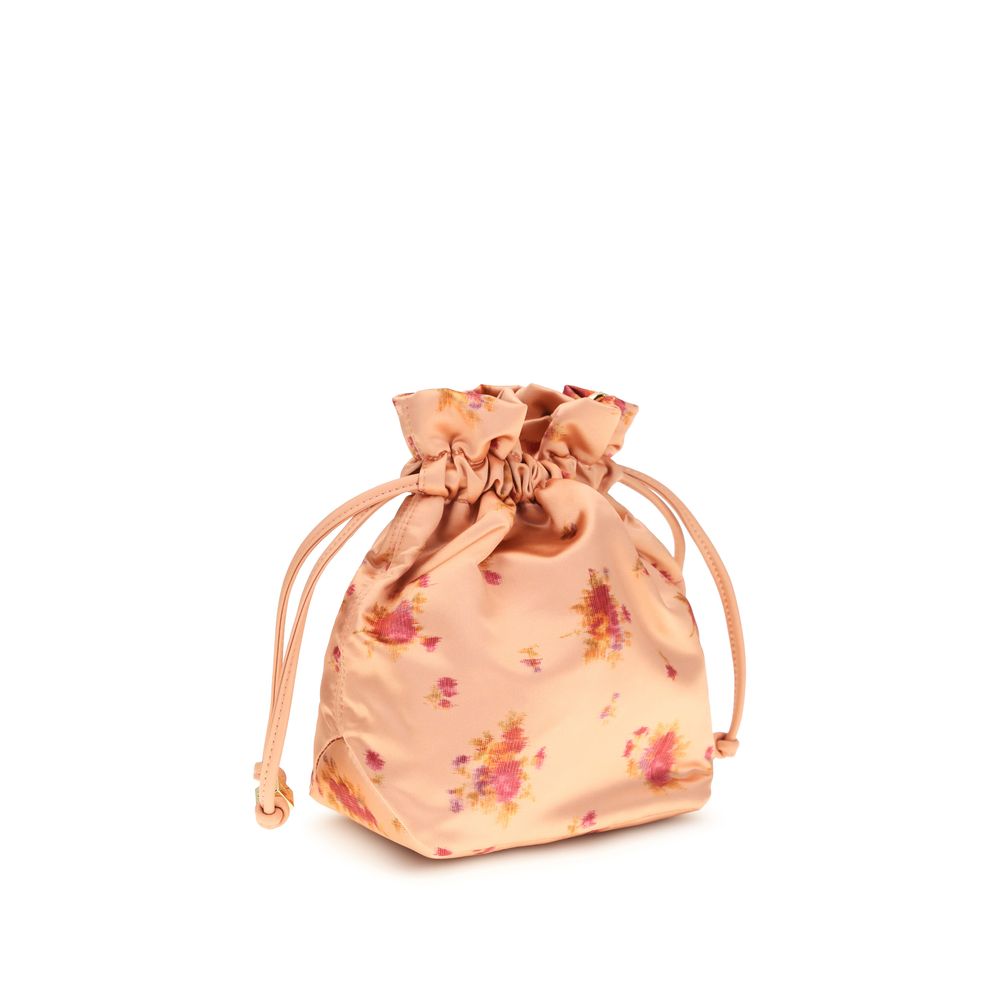 Multicolor Recycled Polyamide Clutch Bag