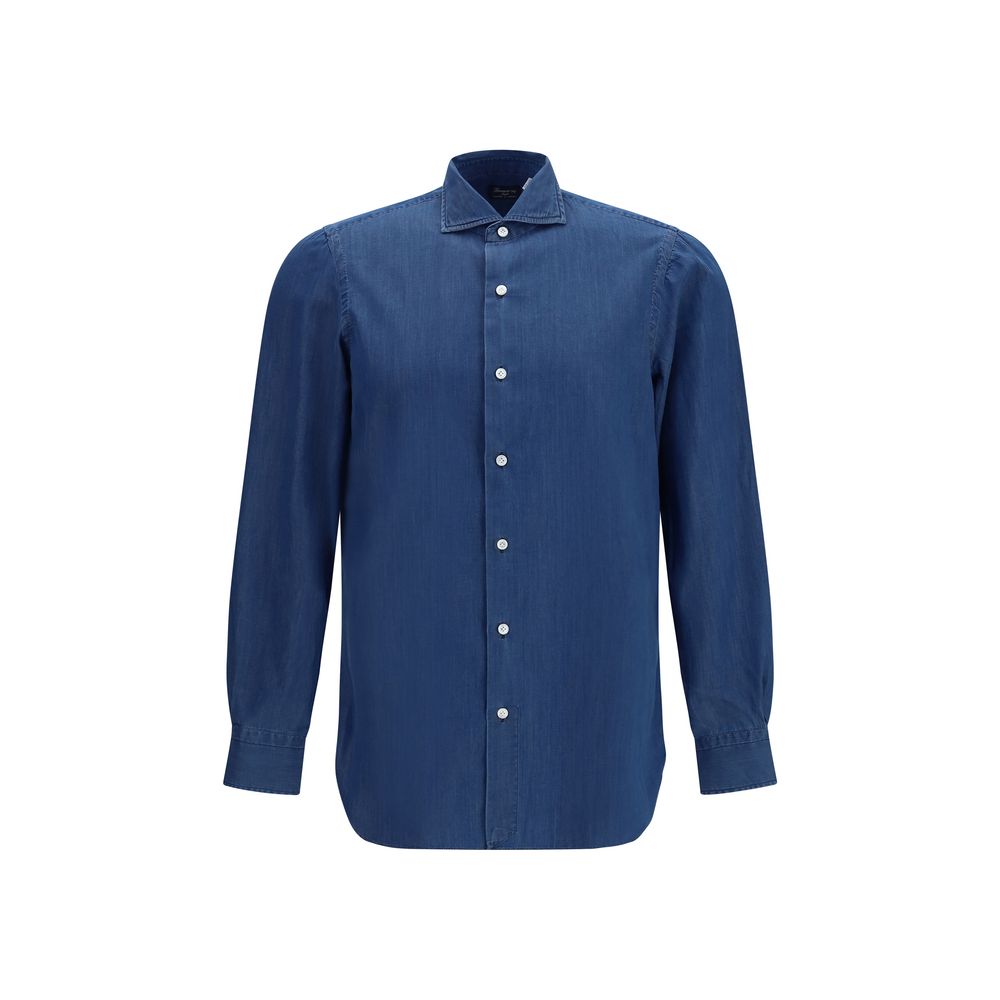 Blue Cotton Shirt