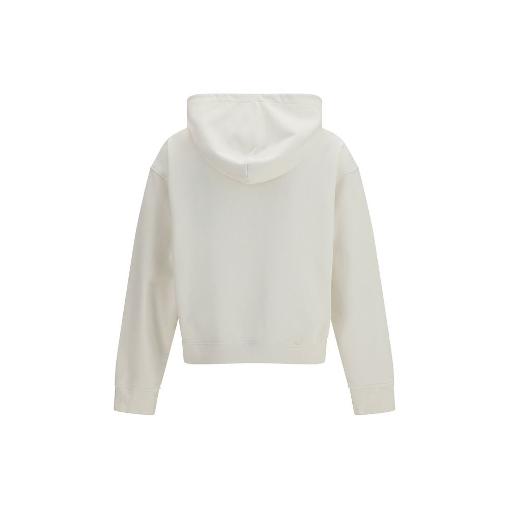 White Cotton Sweatshirt