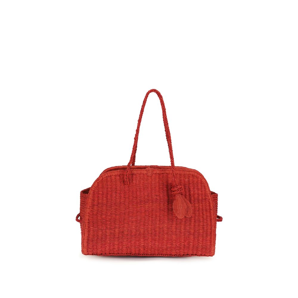 Multicolor Raffia Handbag
