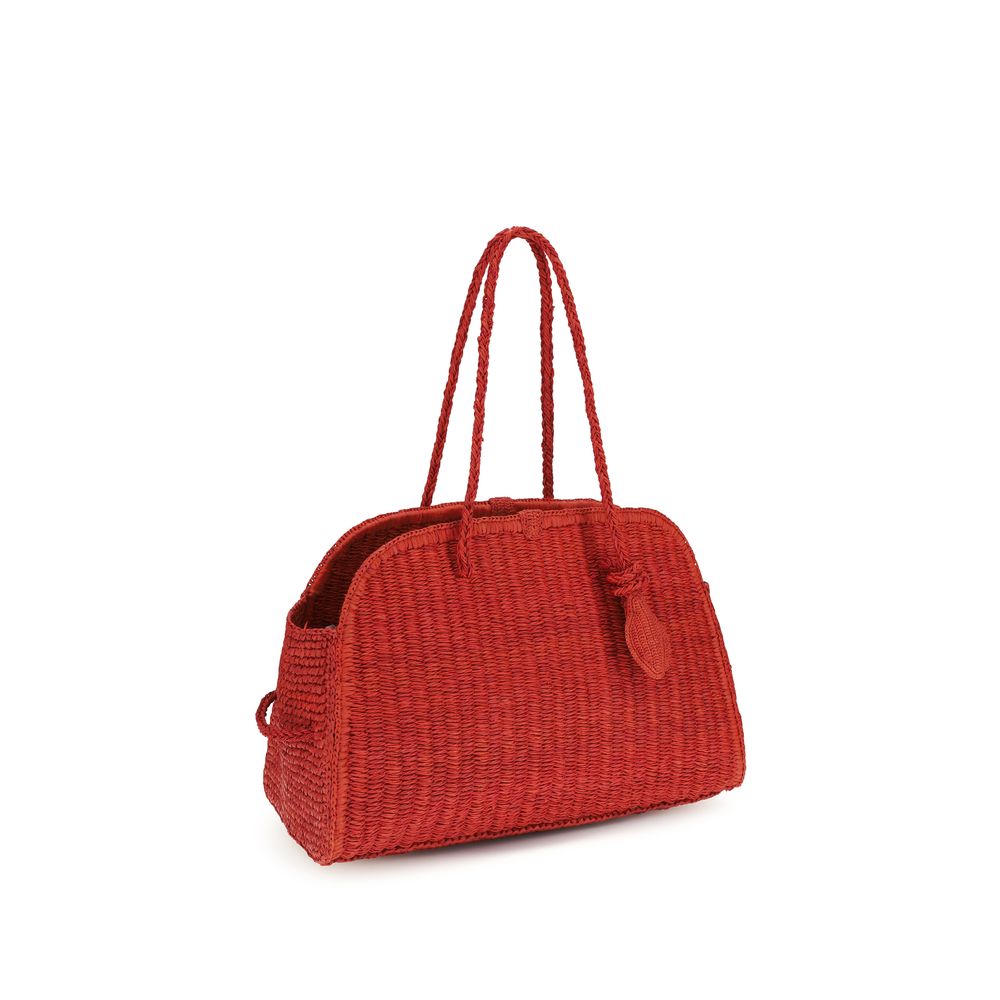 Multicolor Raffia Handbag