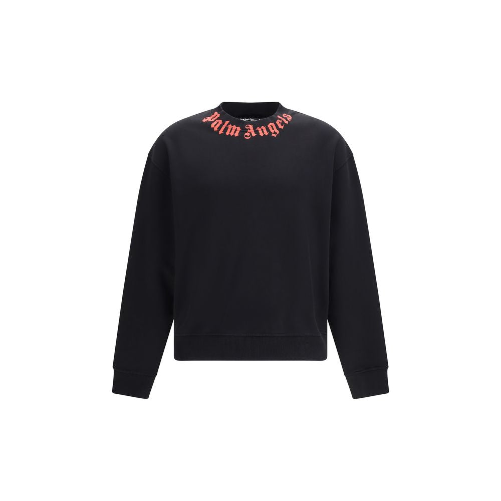 Black Cotton Sweatshirt