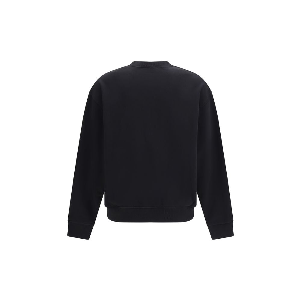 Black Cotton Sweatshirt
