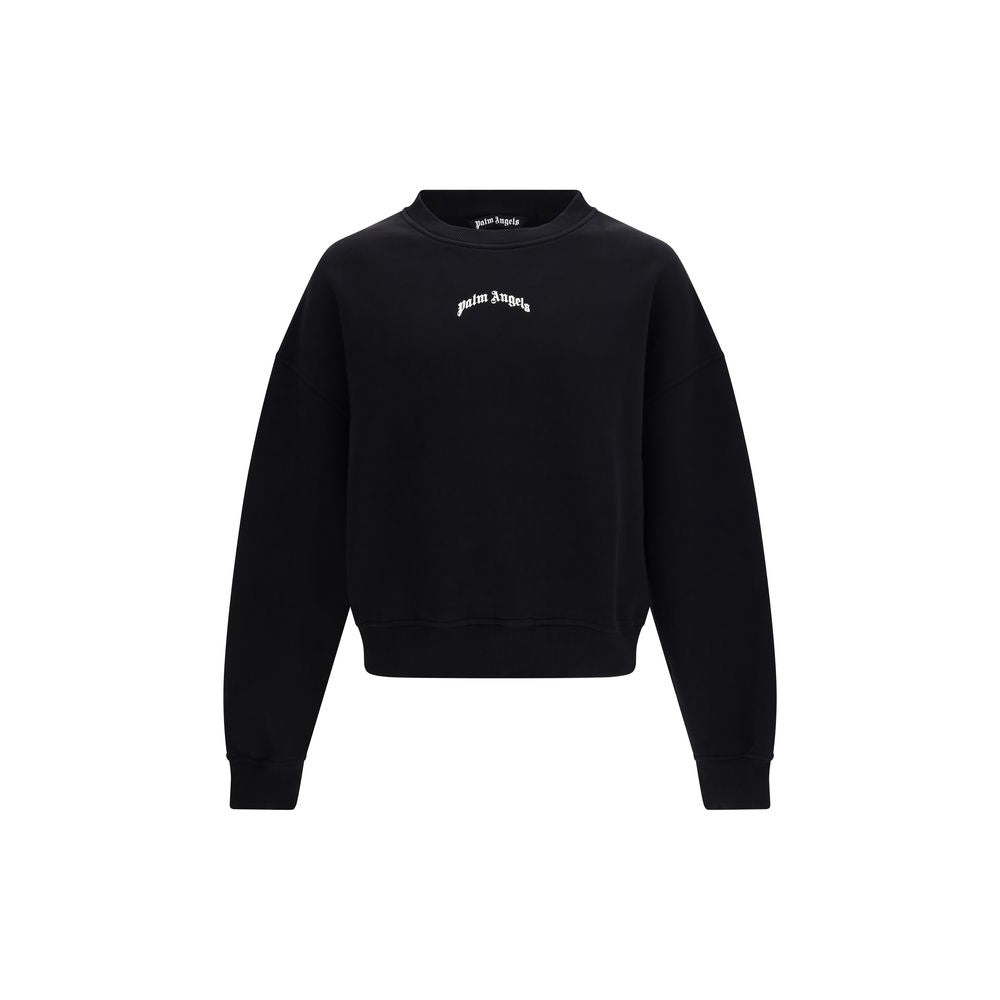 Black Cotton Sweatshirt