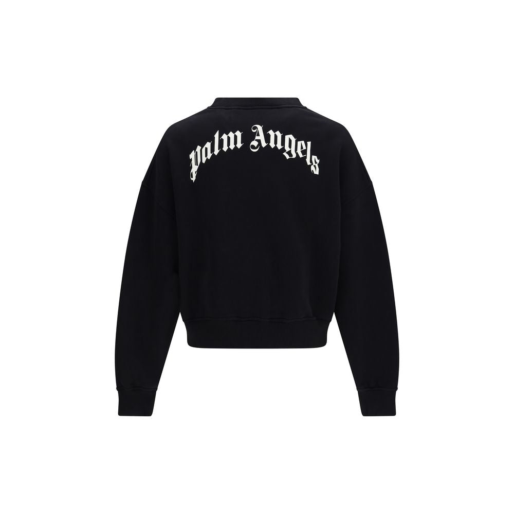 Black Cotton Sweatshirt