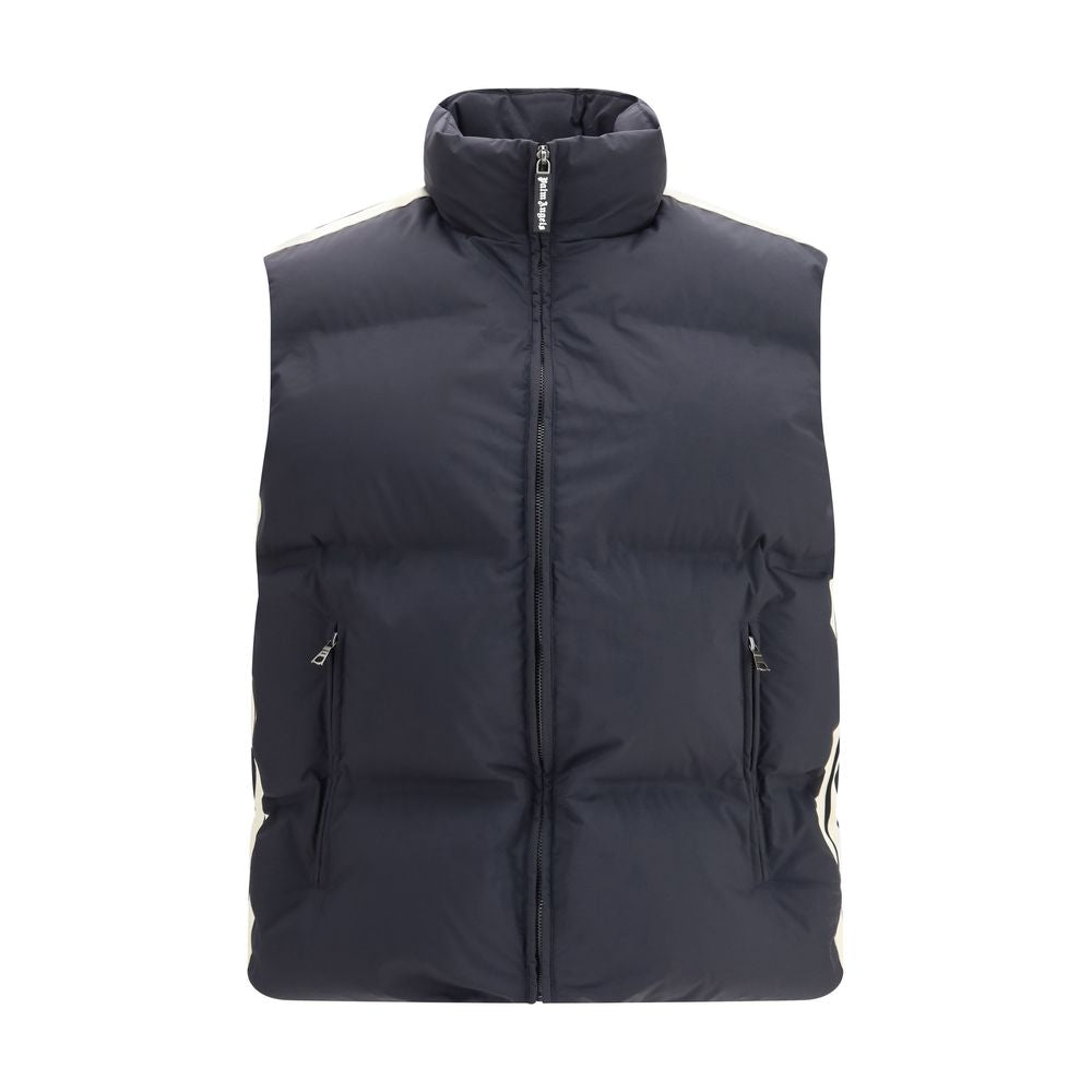 Black Polyamide Sleveless Jacket