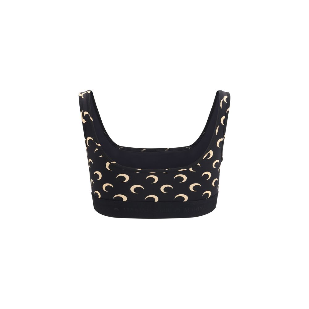 Black Polyamide Sport Bra