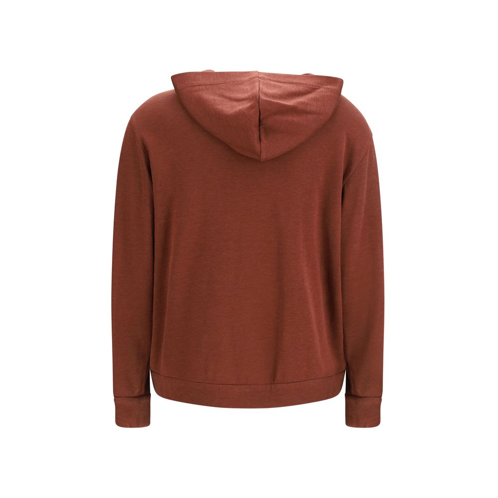 Bordeaux Silk Sweatshirt
