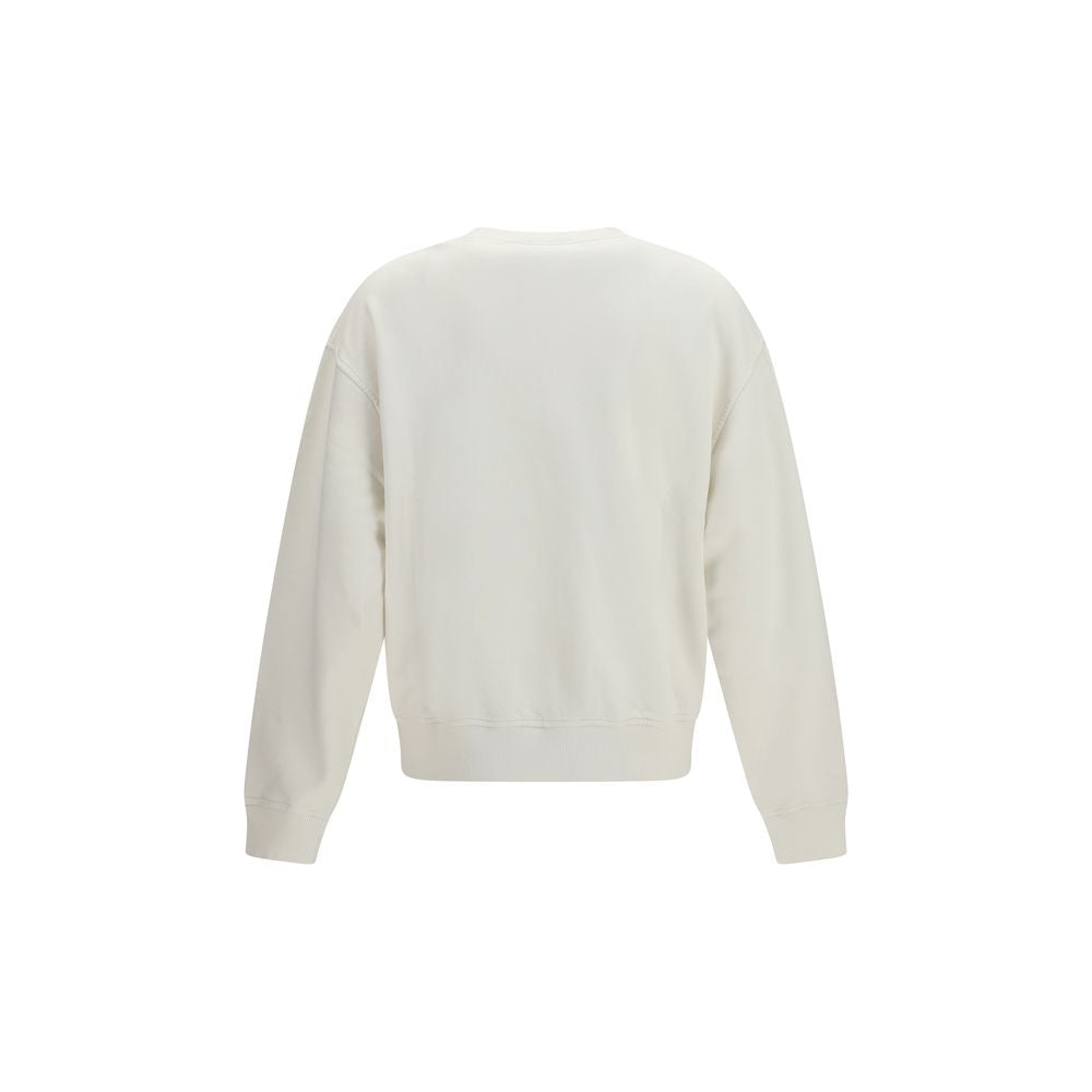 White Cotton Sweatshirt