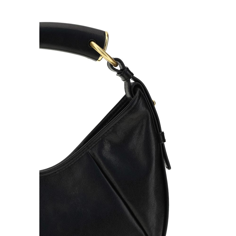 Black Calf Leather Bos Taurus Shoulder Bag