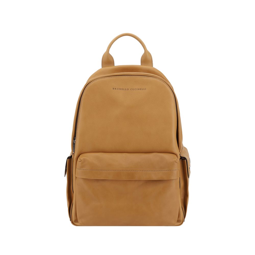 Brown Calf Leather Bos Taurus Backpack