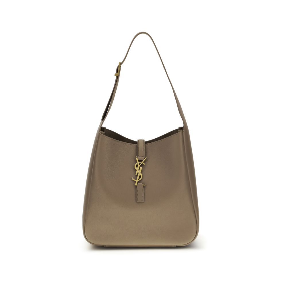 Gray Calf Leather Bos Taurus Shoulder Bag