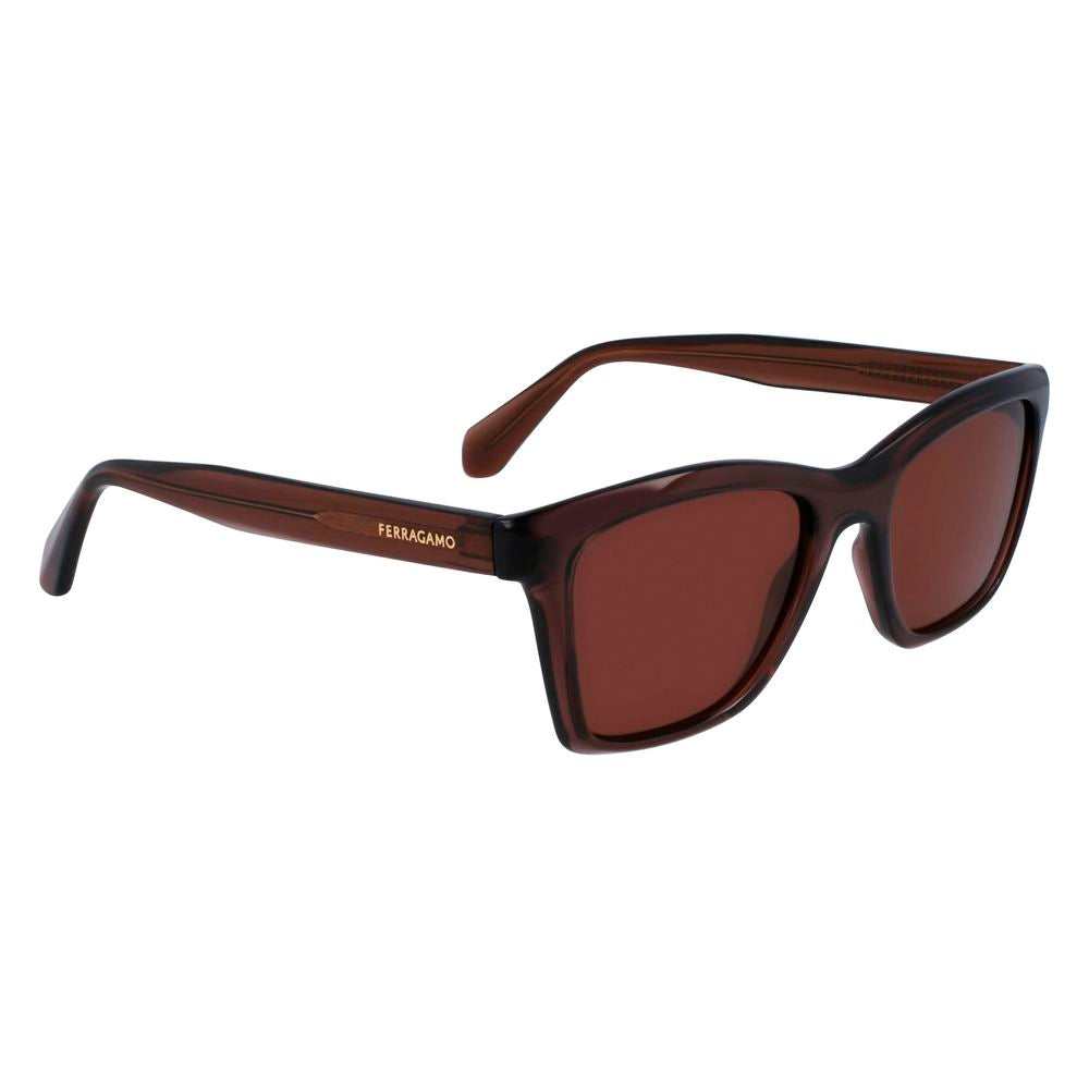 Brown Injected Sunglasses
