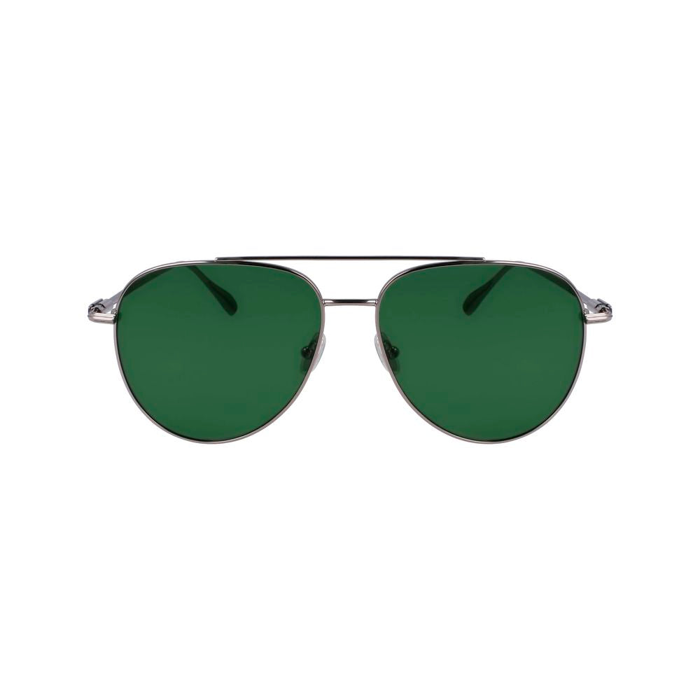 Gray Metal Sunglasses