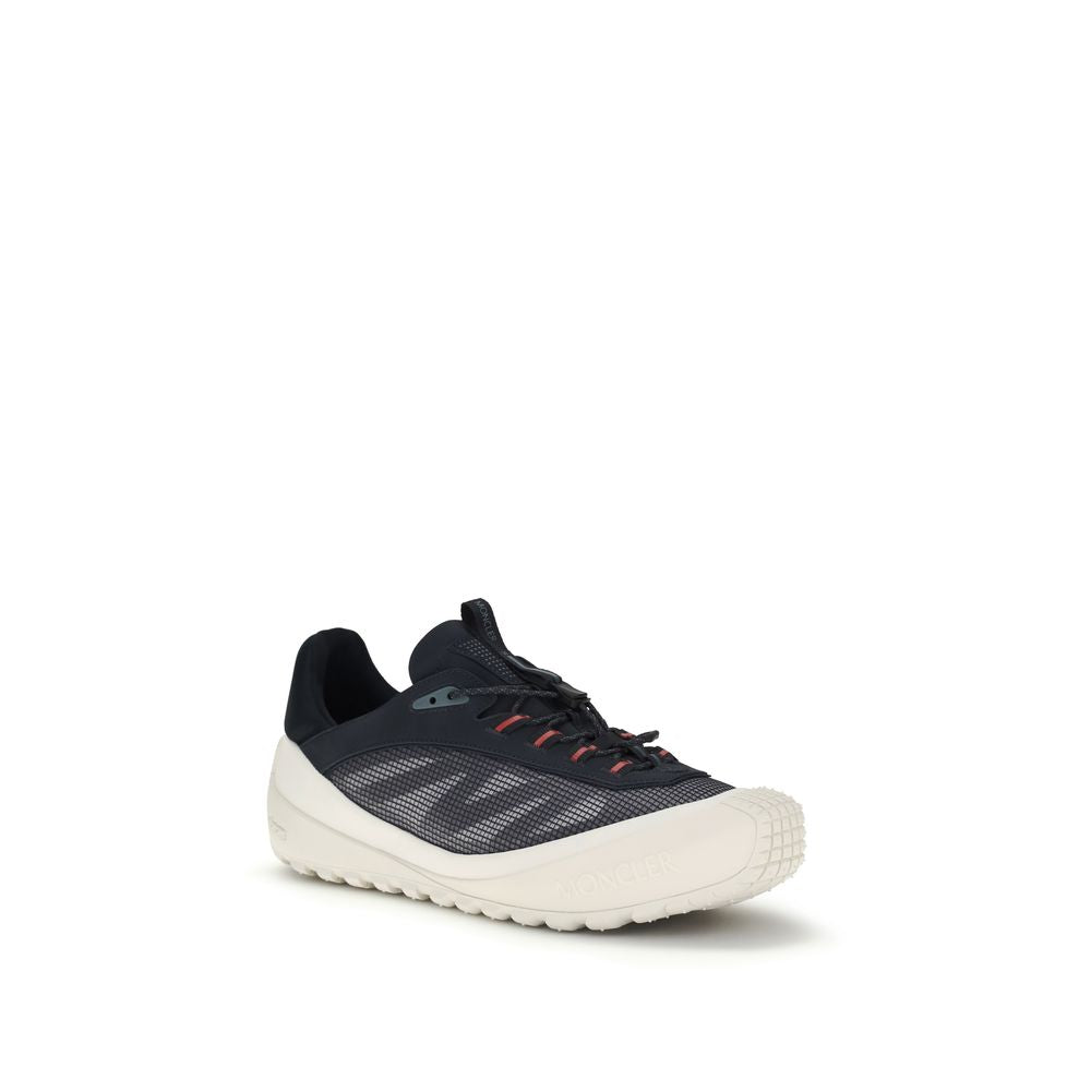 Blue Polyamide Athletic Sneakers