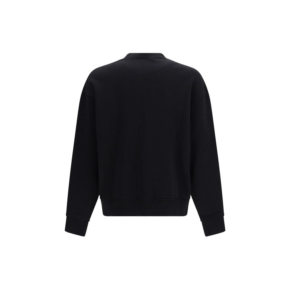 Black Cotton Sweatshirt